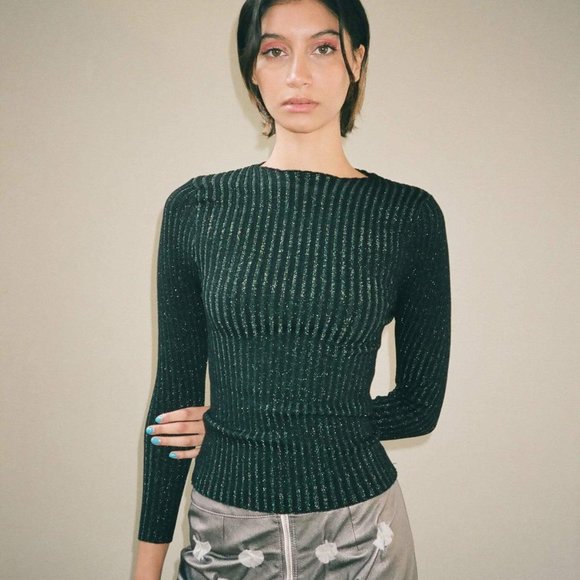 giu giu Tops - GIU GIU NONNA JEWEL LONG SLEEVE